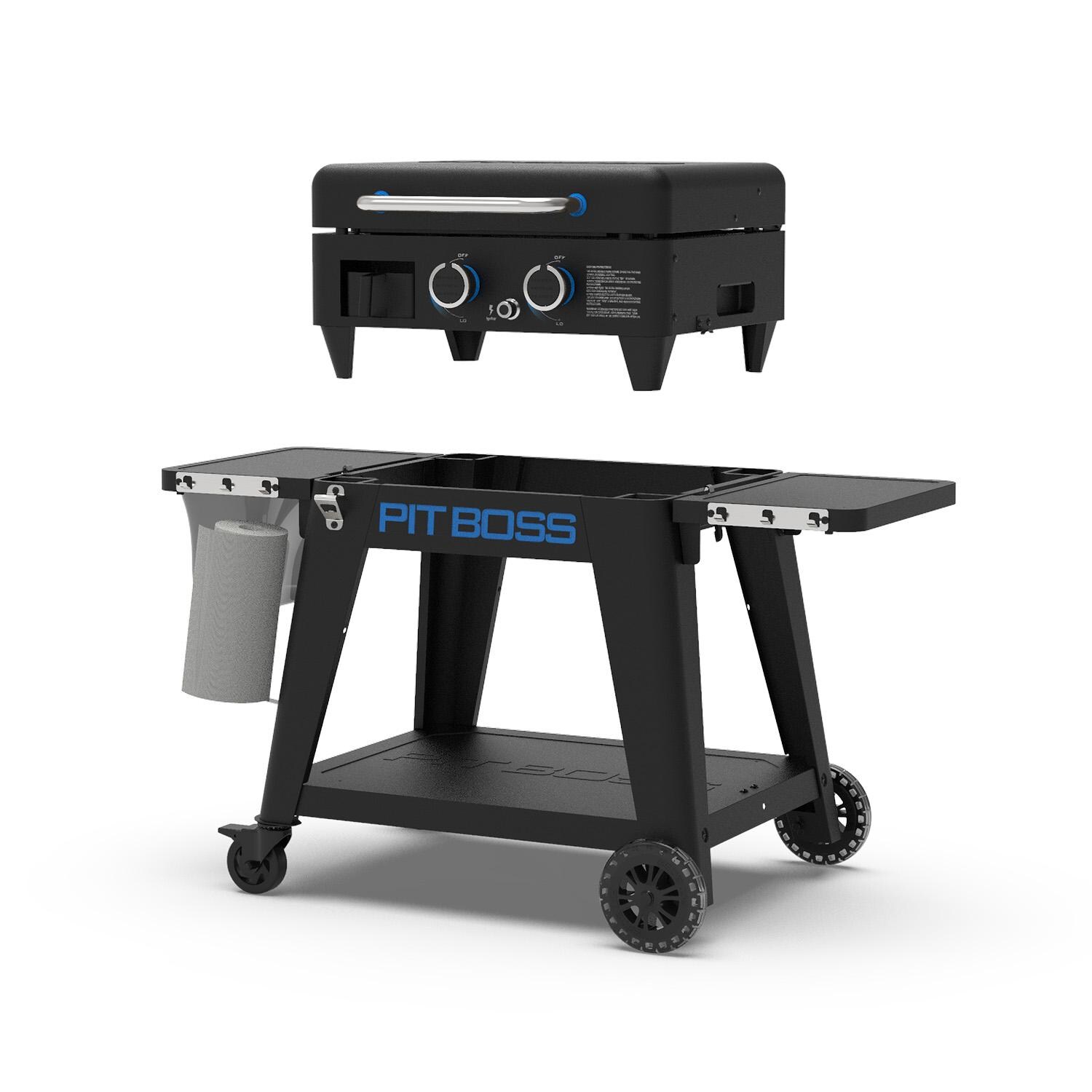 Pit Boss 10780 Ultimate 2-Burner Lift-Off Griddle - Lifted Off Cart thumbnail
