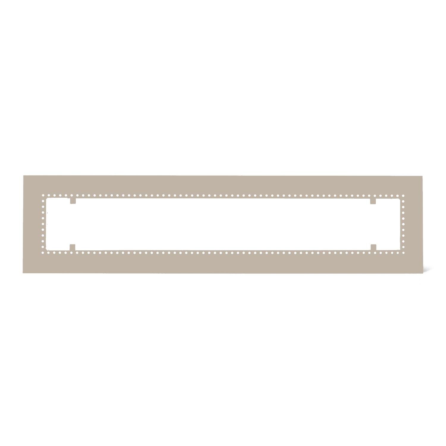 Infratech W30 Flush Mount Frame For 61 1/4-Inch Heaters - Beige - 18 2305BE