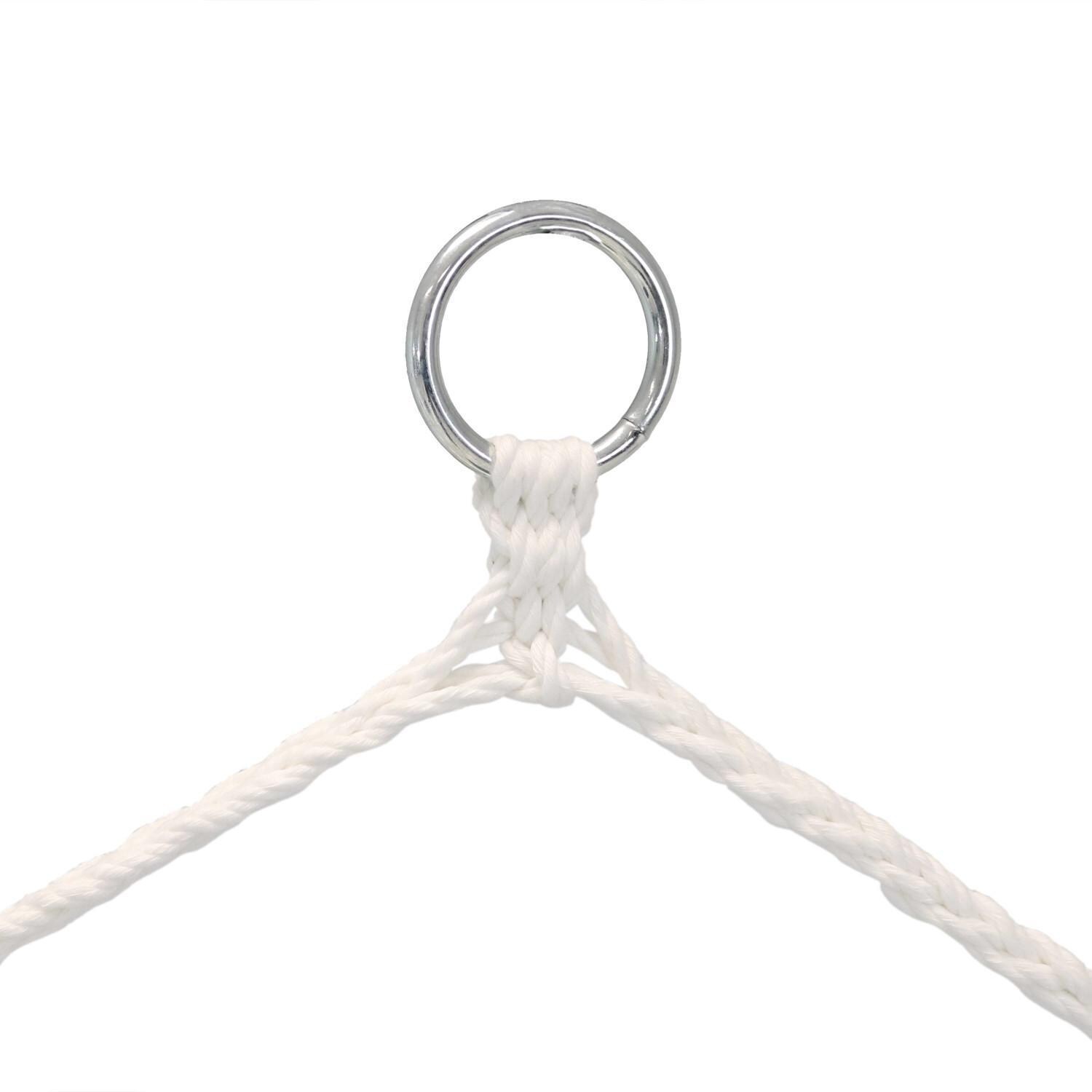 Ultimate Patio Tufted Victorian Hanging Hammock Swing - Navy Blue - Chain Assembly thumbnail