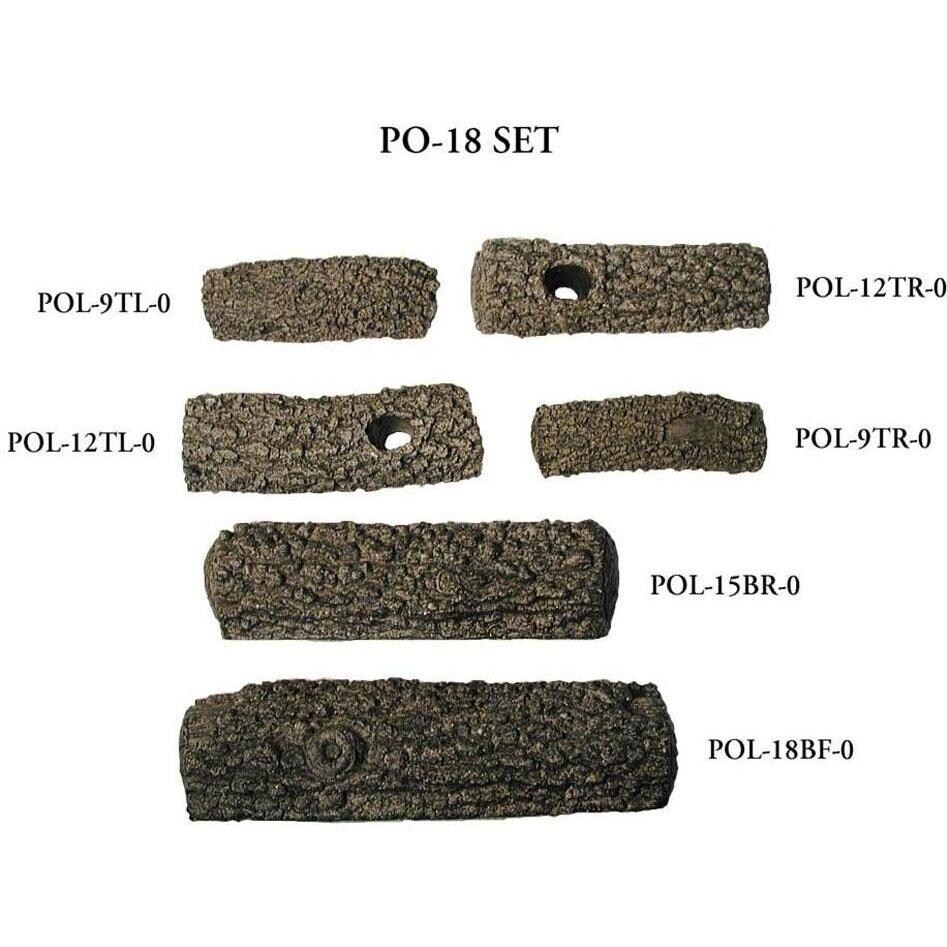 Peterson Real Fyre Post Oak 18-Inch Log Breakdown  thumbnail
