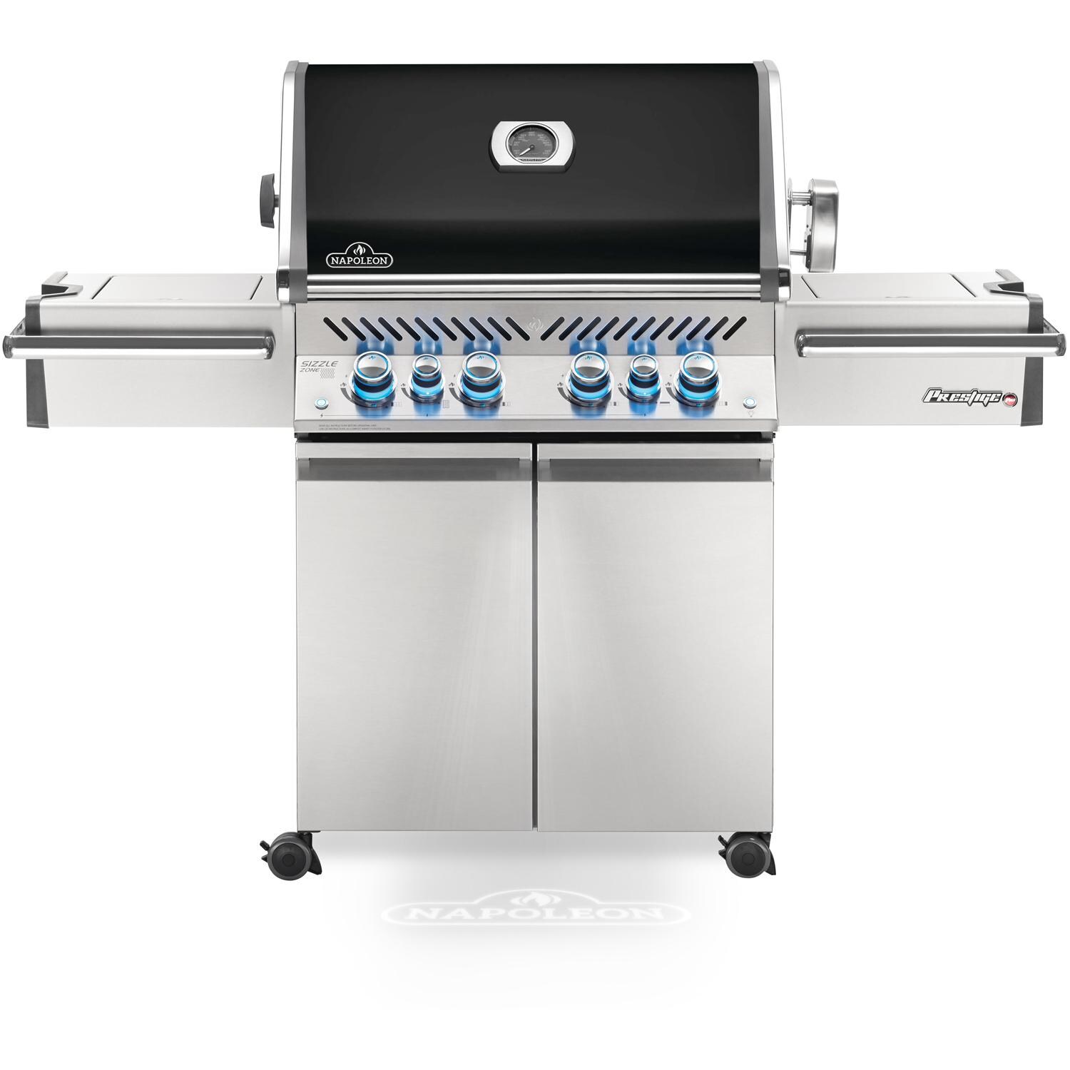 Napoleon PRO500RSIBNK-3 Prestige PRO 500 Special Edition Natural Gas Grill with Infrared Rear Burner and Infrared Side Burners - Black thumbnail