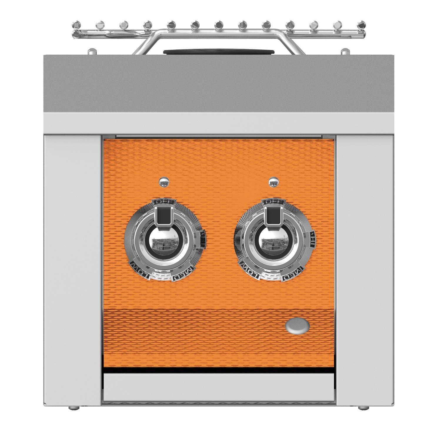 Aspire By Hestan Built-In Natural Gas Double Side Burner - Citra - AEB122-NG-OR