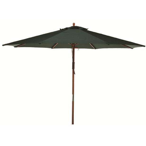 Bond Manufacturing Wooden Market Umbrella 9 Foot - Green
