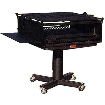 Pilot Rock Campground BBQ Charcoal Grill On Post L1500/ S B11 BBQGuys