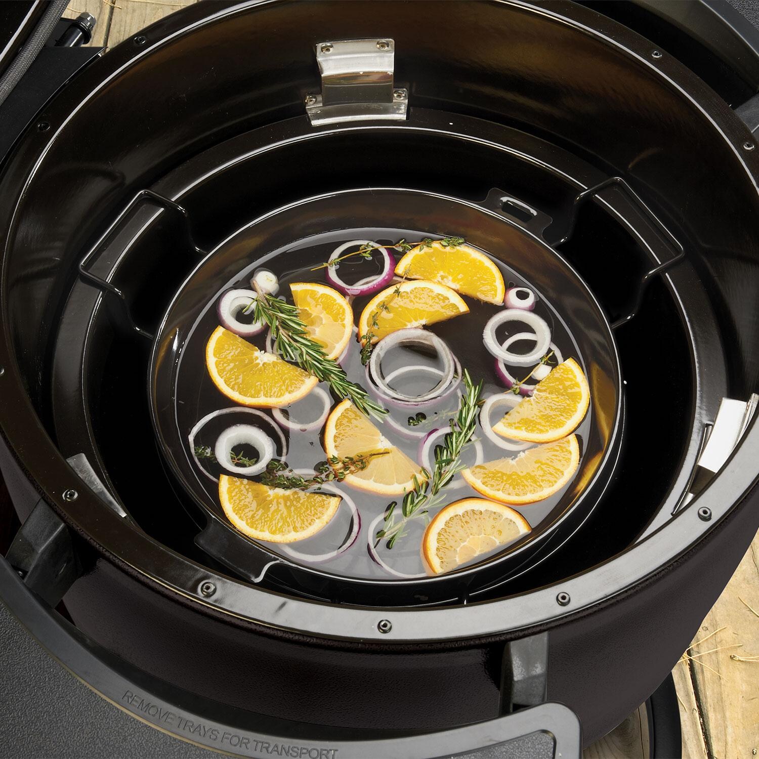 Broil King KA5533 Keg Porcelain Coated Diffuser Kit - In Use - Lifestyle thumbnail