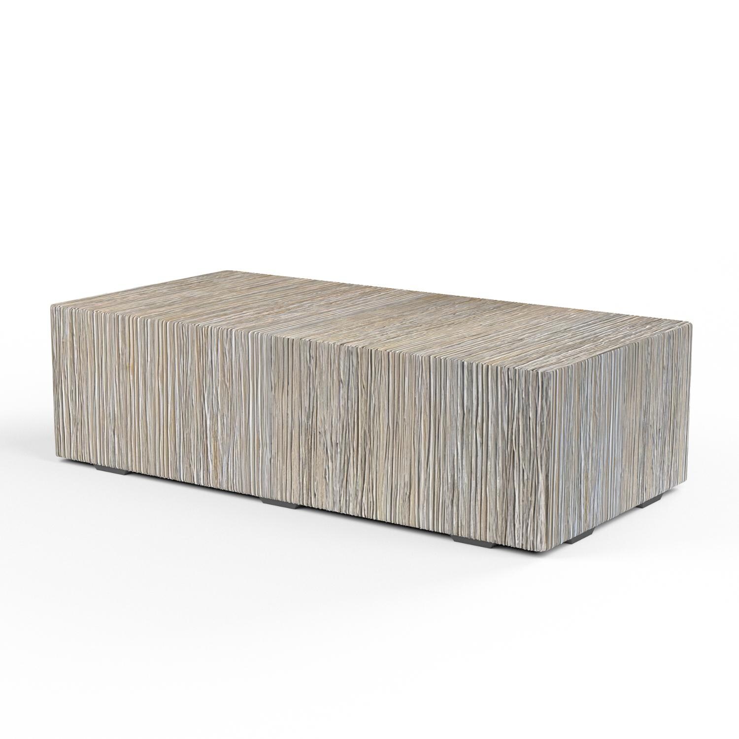 Sunset West - 6203-MCT - Madera 60 X 30 Inch Rectangular GFRC Patio Coffee Table thumbnail