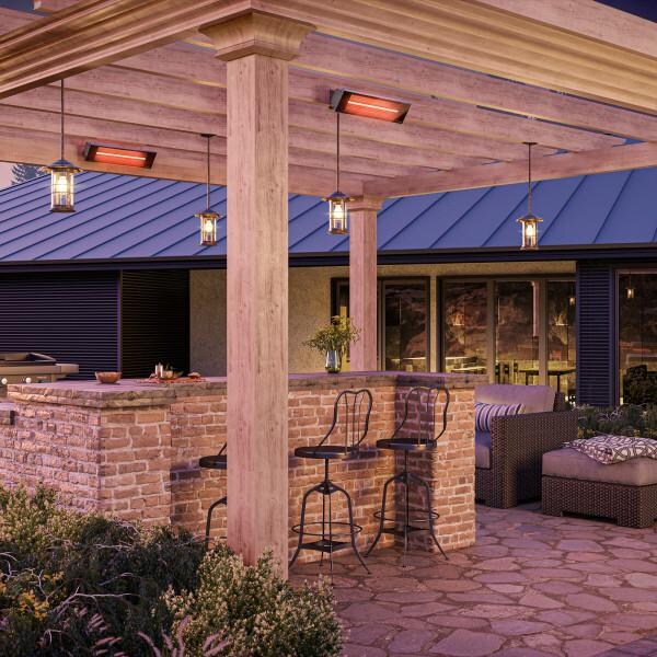 Dimplex X-DIR18A10GR DIR Series Infrared Heater - 1800W - 240V - Patio Wall Mounted thumbnail