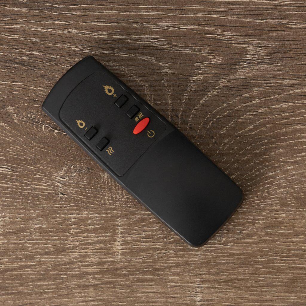 Fire Sense 31-Inch Wall Mount Electric Fireplace - Black - 60757 - Remote Closeup thumbnail