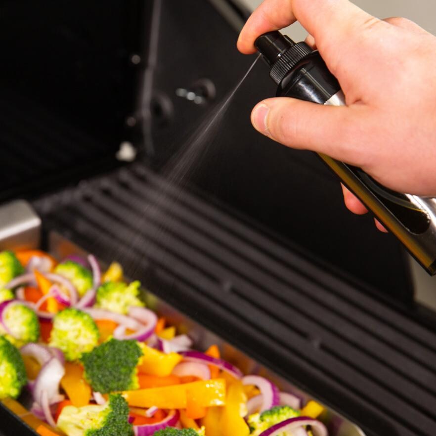 Broil King Stainless Steel Oil Spritzer - 60945 - Spraying Food - Lifestyle thumbnail