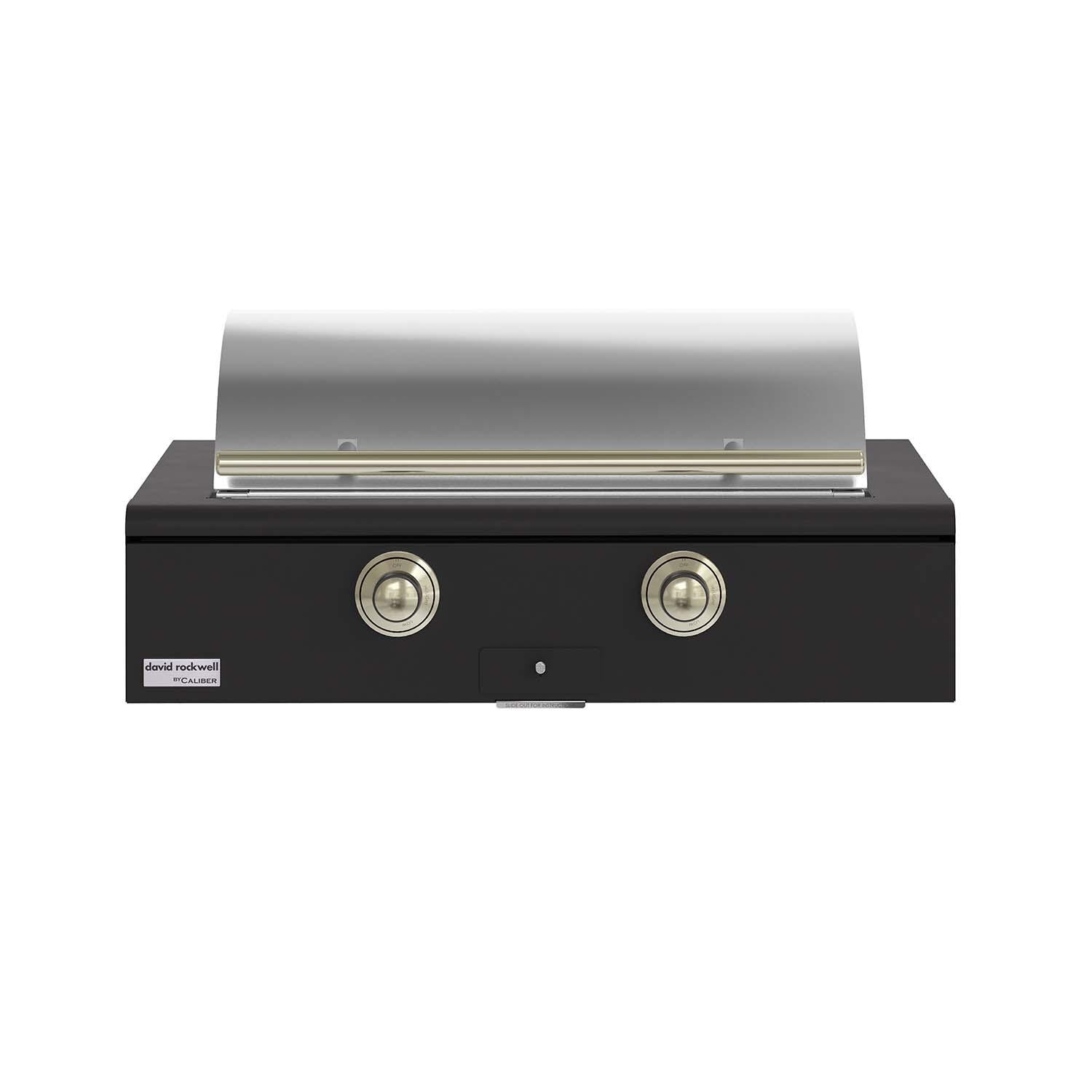 Caliber 42-in Propane Built-In Rockwell Grill - Ultra Matte Black