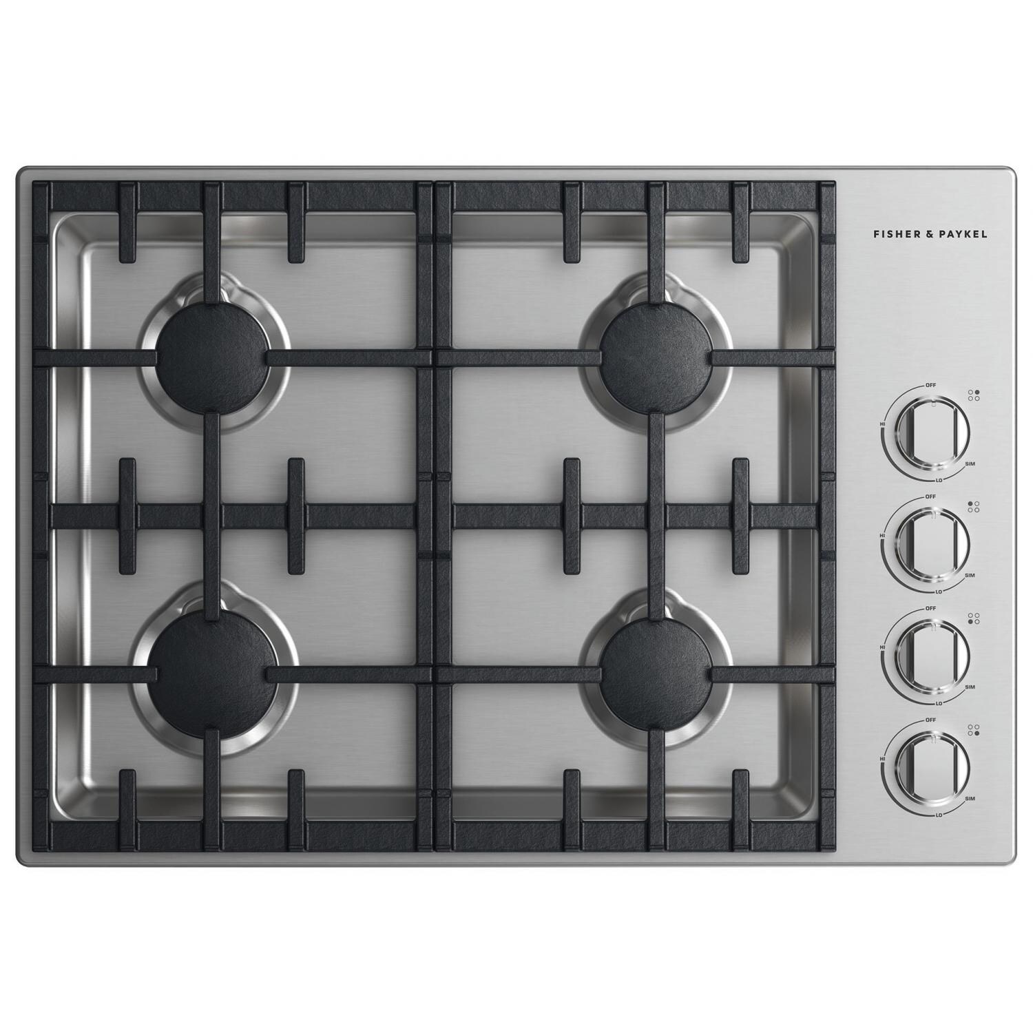 Fisher Paykel Professional 30-Inch Drop-In 4-Burner Propane Gas Cooktop - CDV2-304L N thumbnail
