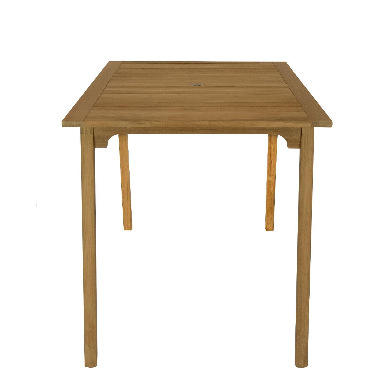 Admiral 70 Inch Bar Table by Royal Teak Collection - Side View - White Background thumbnail