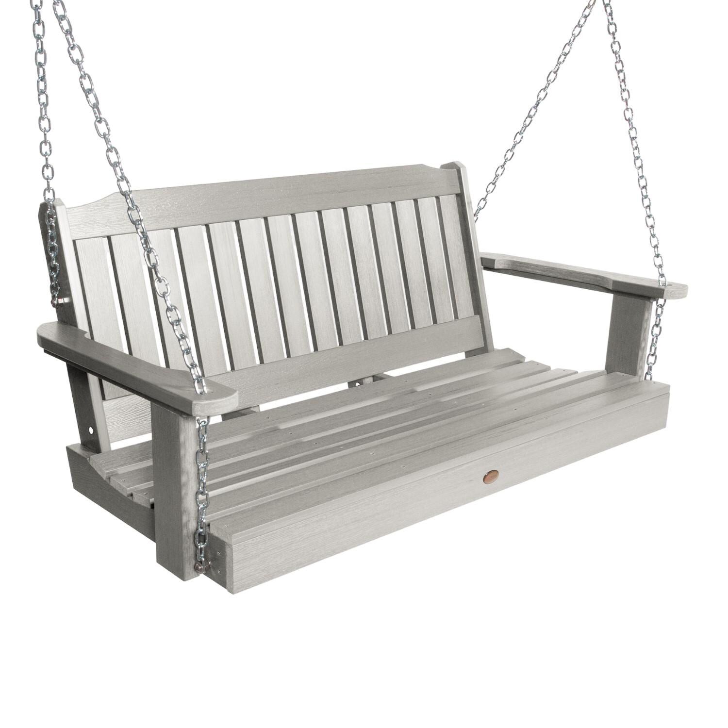 Lakeview Outdoor Deigns Hart Lane 4-Foot Porch Swing - Harbor Gray - Lifestyle thumbnail