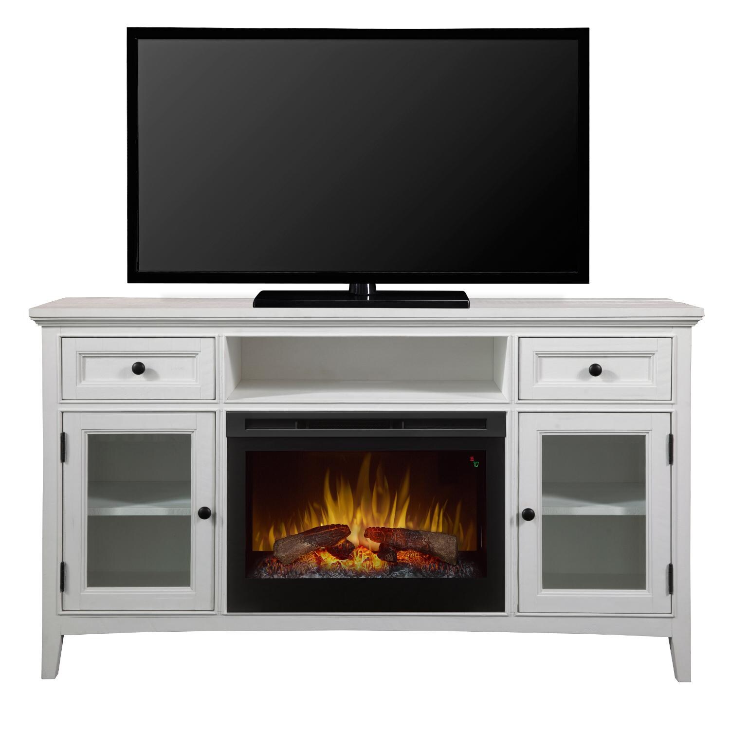 Dimplex Sophia 62-Inch Electric Fireplace Media Console - Realogs - Ivory - GDS25L5-4400IV thumbnail