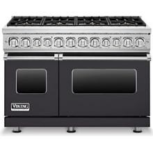 Viking Professional 7 Series 48-Inch 8 Burner Propane Gas Dual Fuel Range - Graphite Gray - VDR7488BGGLP image