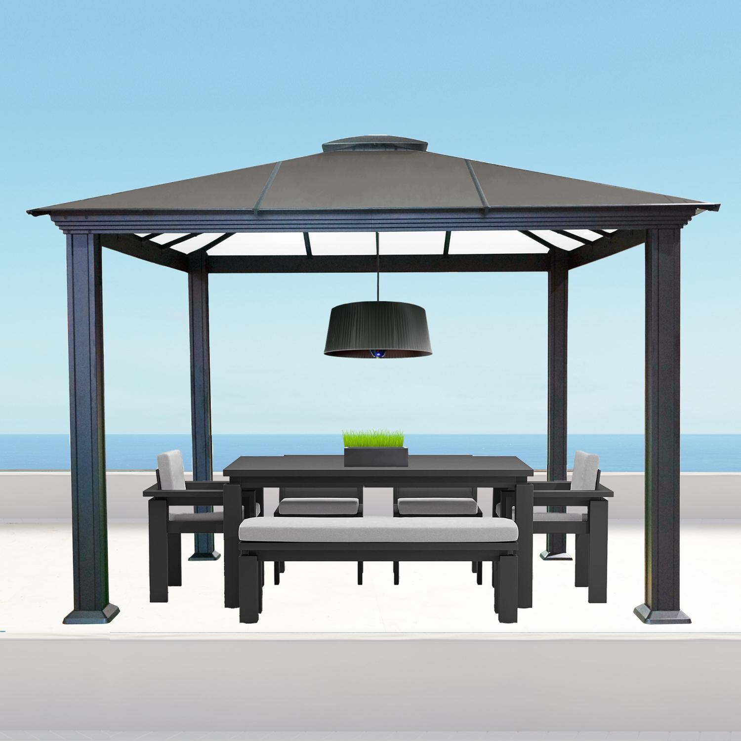 Paragon Outdoor OH-BL1500-3E Sol 36-Inch 1500W 120V Electric Pendent Heater - Lifestyle thumbnail