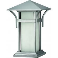 Hinkley Lighting Harbor One Light 17-Inch Outdoor Pier Mount - Titanium - 2576TT