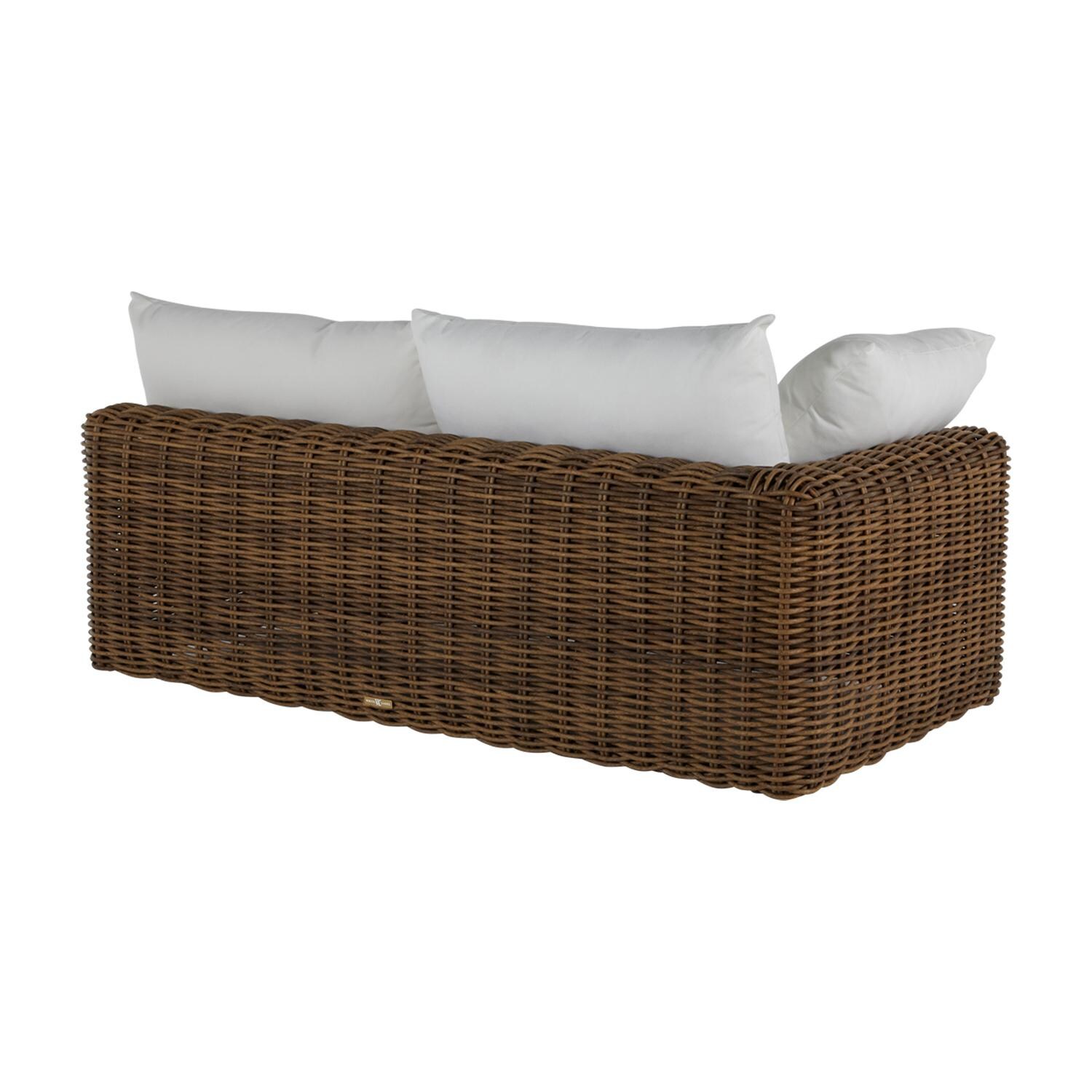 Summer Classics 339282+C774F664N Montecito Woven Left Arm Facing Loveseat - Rear Left Side thumbnail