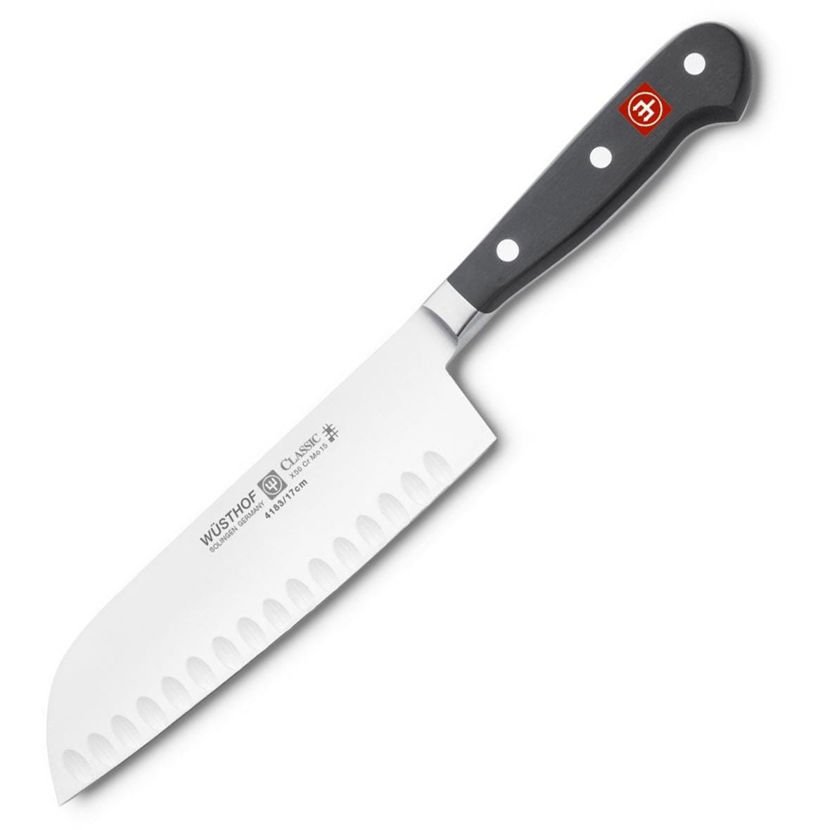Wusthof Classic 7Inch Hollow Edge Santoku Knife BBQGuys