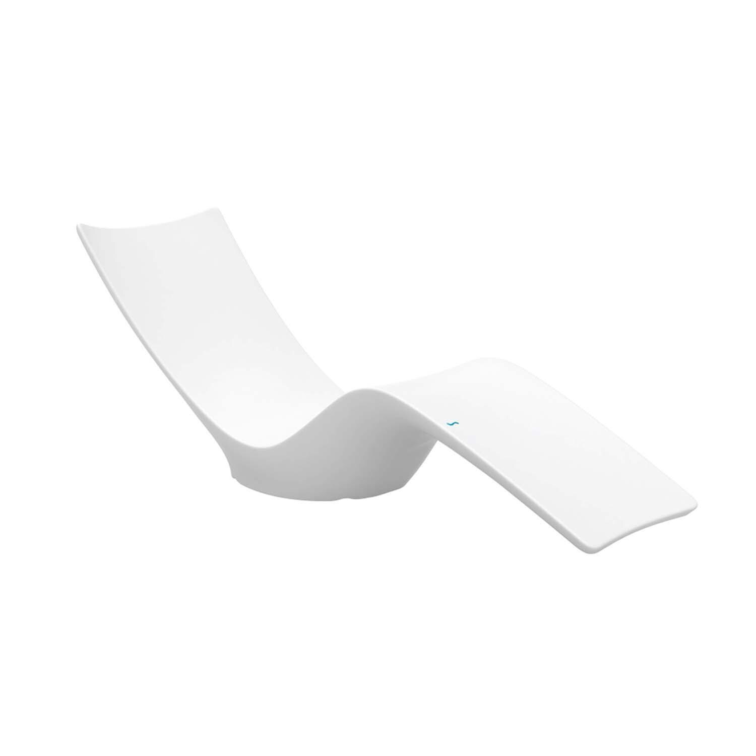 Ledge Lounger Autograph Chaise Lounge - White - White Background thumbnail