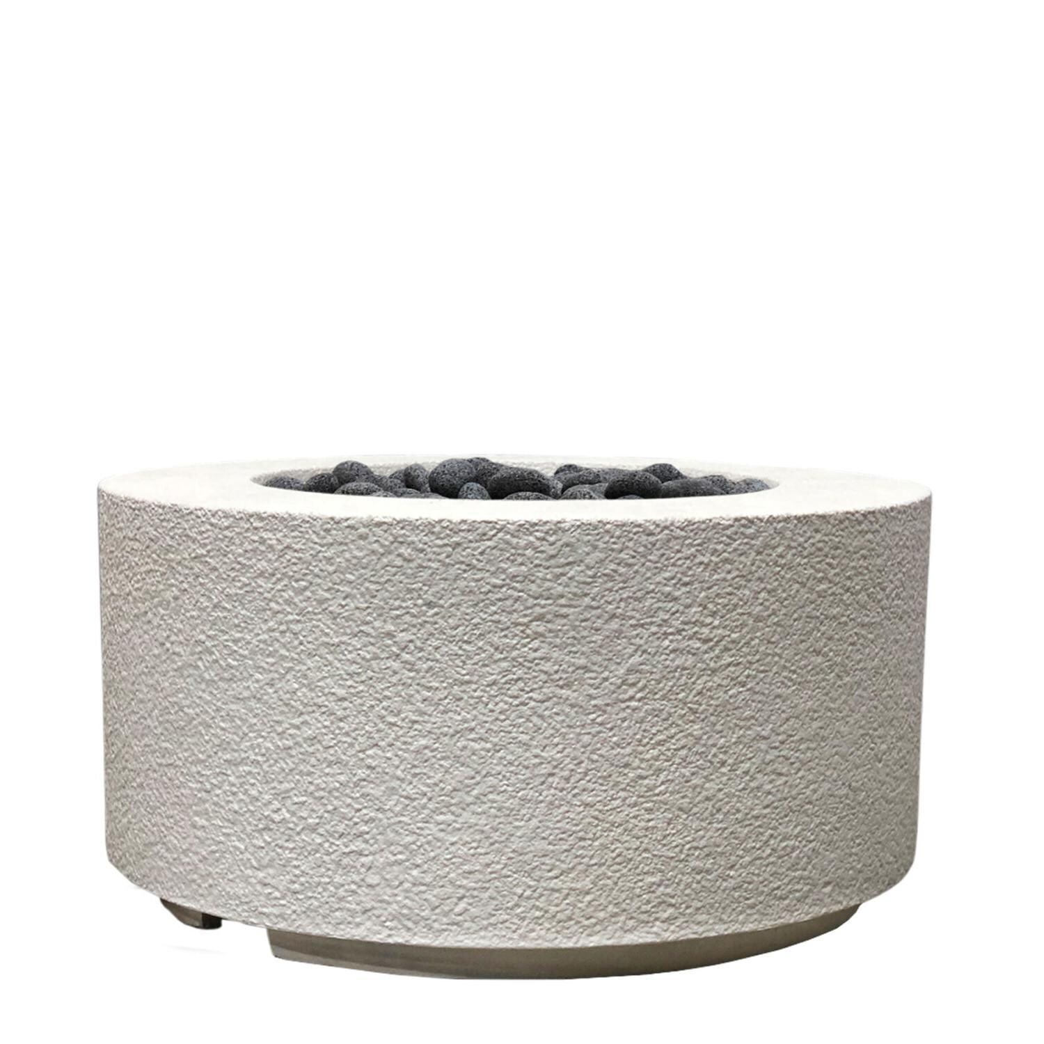 Prism Hardscapes SCPH-709-5NG Tuscany Cilindro 36-in Round Natural Gas Fire Pit - Front View thumbnail