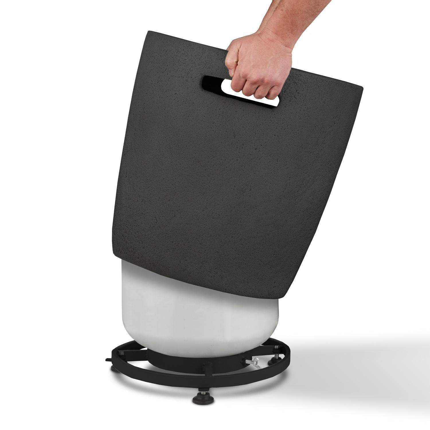 Lakeview Outdoor Designs SC-564-SHL Creekwood Propane Tank Cover - Demo thumbnail