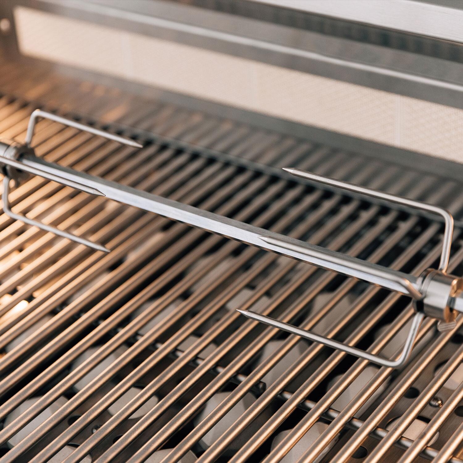 Summerset SZRPRO40 Sizzler Pro 40-in 5 Burner Built-In Natural Gas Grill w/ Rear Infrared Burner - Rotisserie Kit - Detail thumbnail