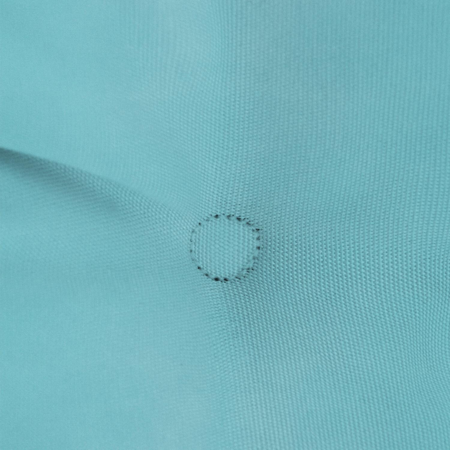 Sunbrella Canvas Aruba Small Outdoor Replacement Seat Cushion By UltimatePatio.com - Tufting Detail thumbnail