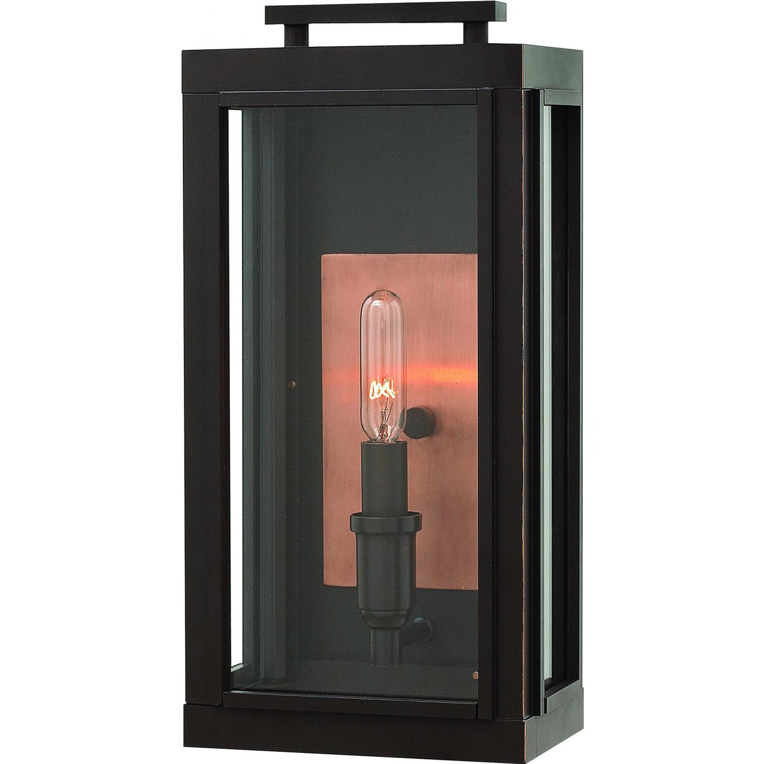 Hinkley Lighting Sutcliffe One Light 14-Inch Outdoor Wall Light - Oil Rubbed Bronze - 2910OZ