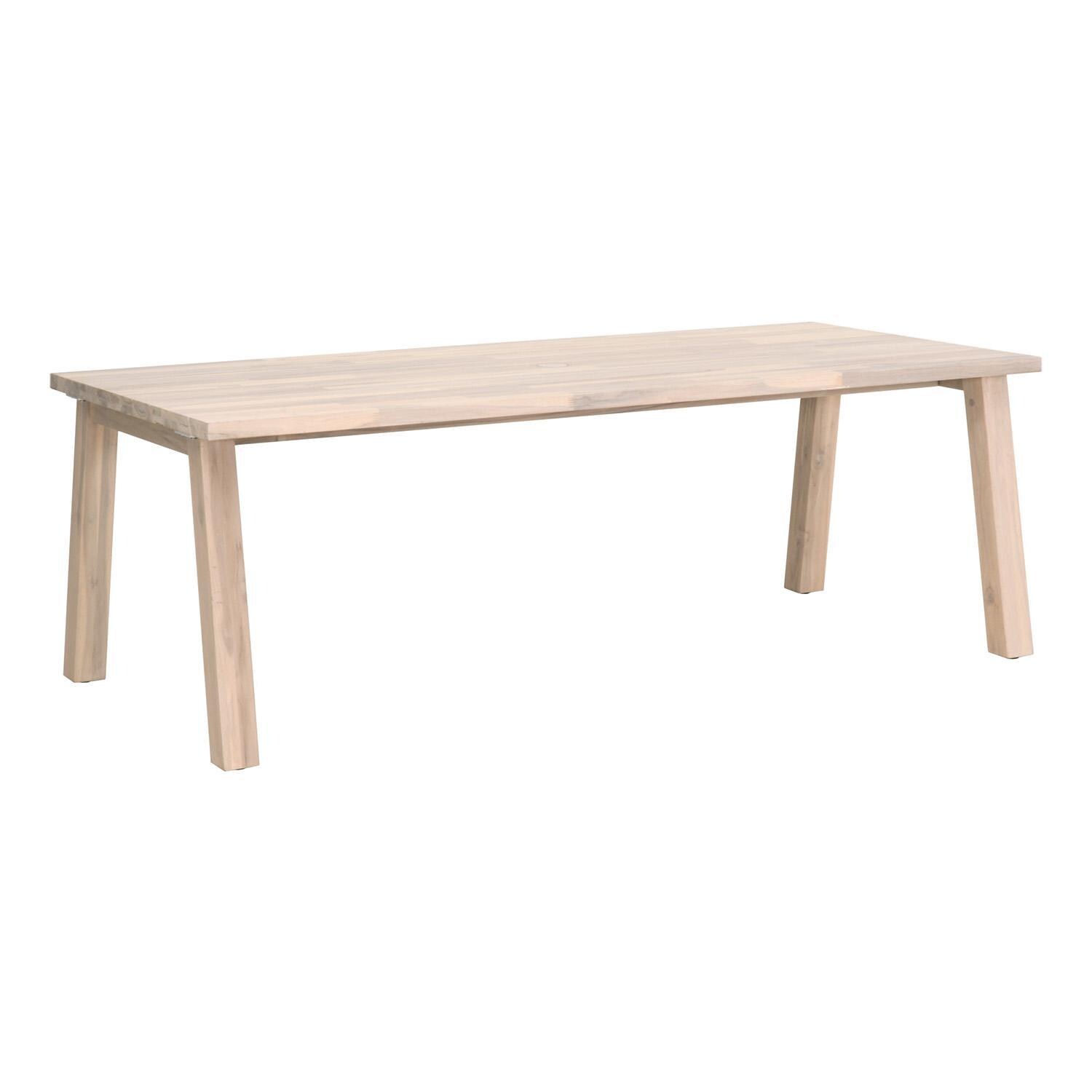 Lakeview Gray Teak Dining Table - Angled View thumbnail