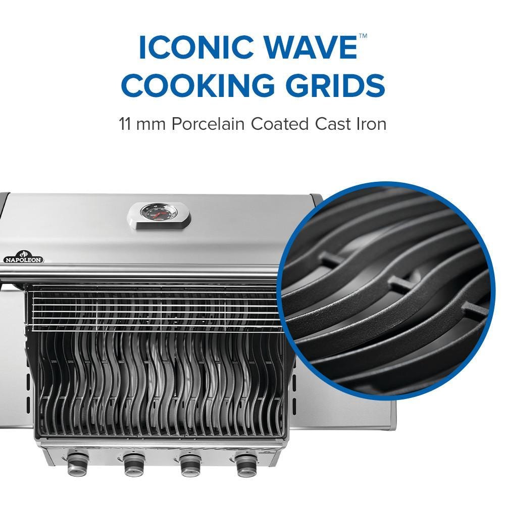 Napoleon Rogue 525 4-Burner Propane Grill - Black - R525PK-2-SS Napoleon Rogue 525 4-Burner Propane Grill - Black - R525PK-2-SS