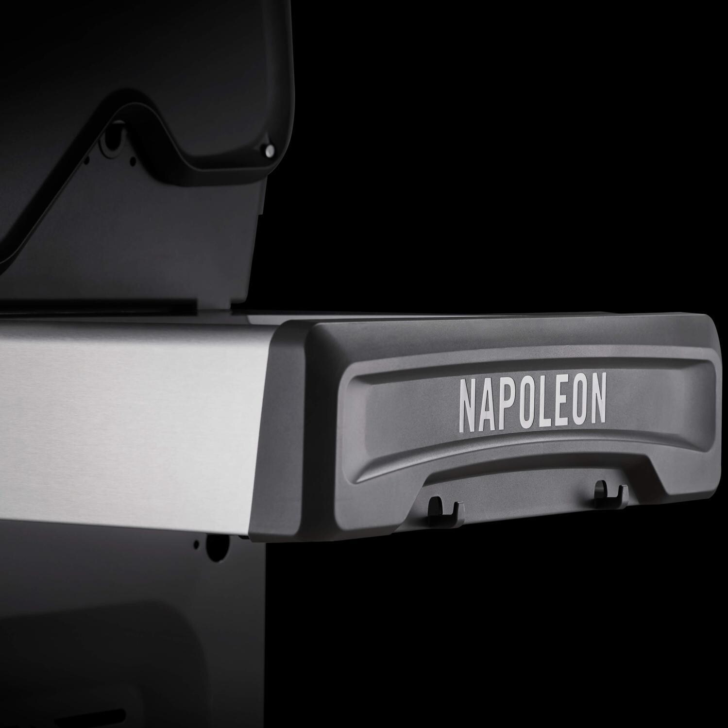 Napoleon RSE425RSIBPSS-1 Rogue SE 425 Propane Gas Grill with Infrared Rear Burner and Infrared Side Burner - Stainless Steel - Side Shelf With Tool Hooks thumbnail