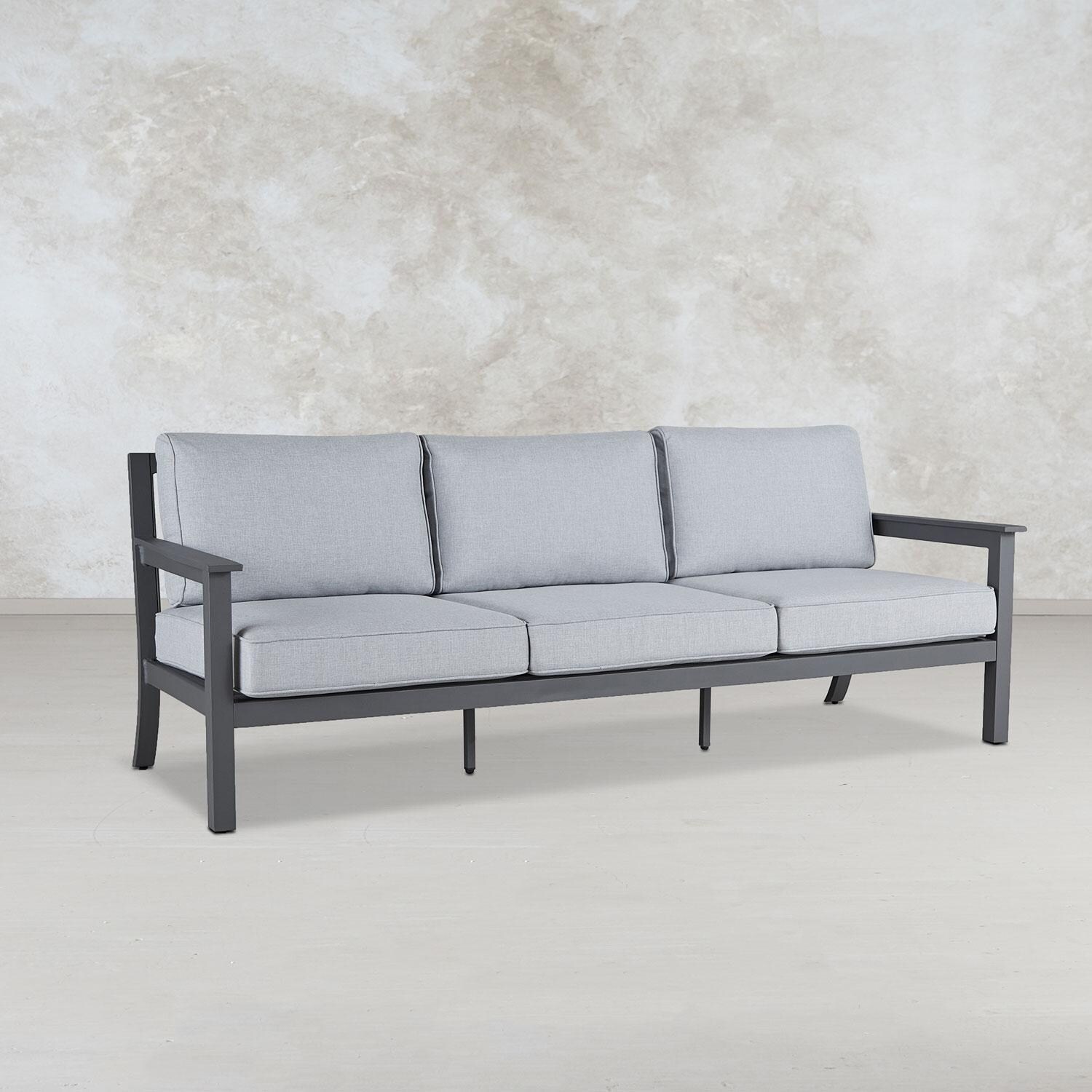Lakeview Cabin Way Aluminum Sofa - Gray