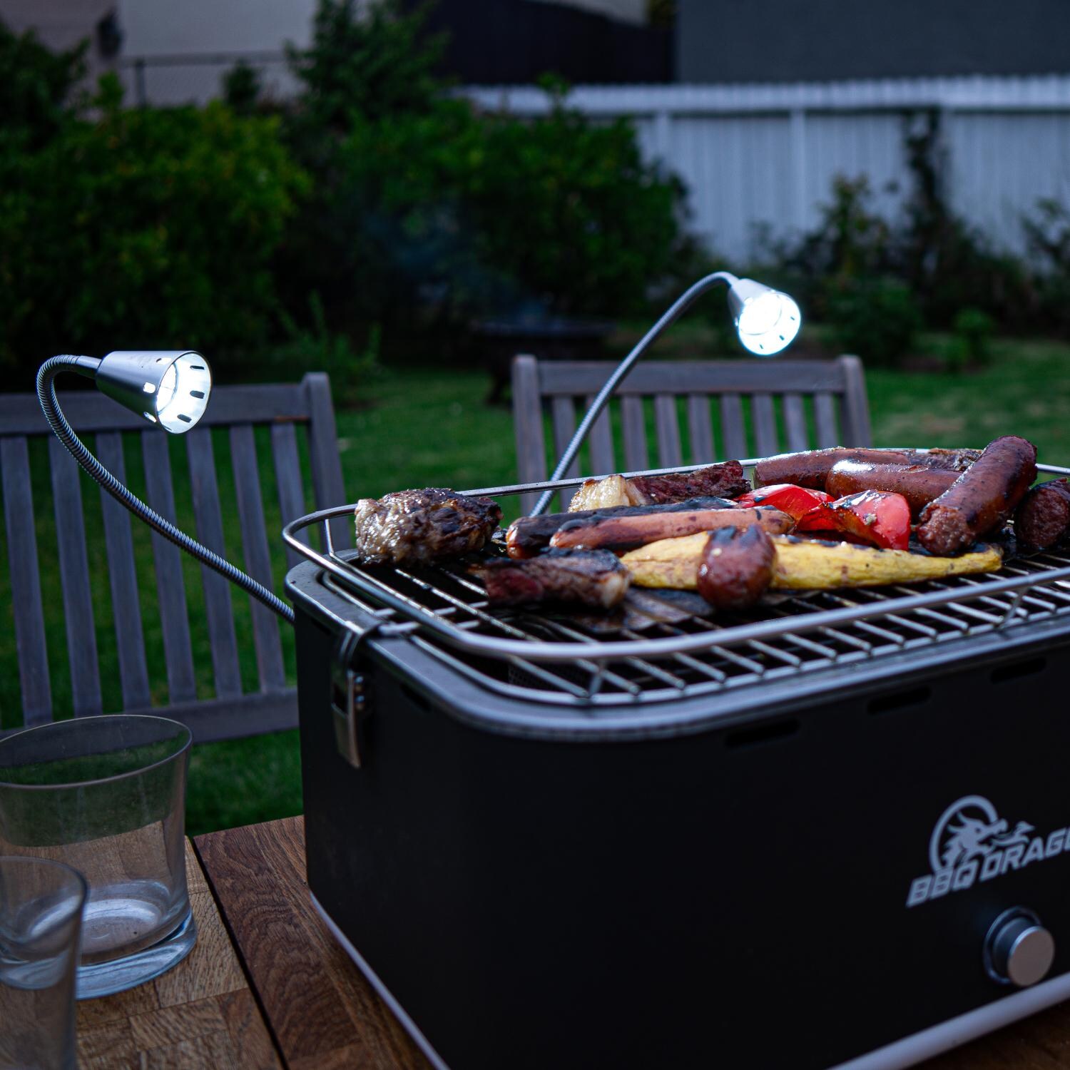 BBQ Dragon BBQD410 Double-Extreme Grill Light - Attached To Grill thumbnail