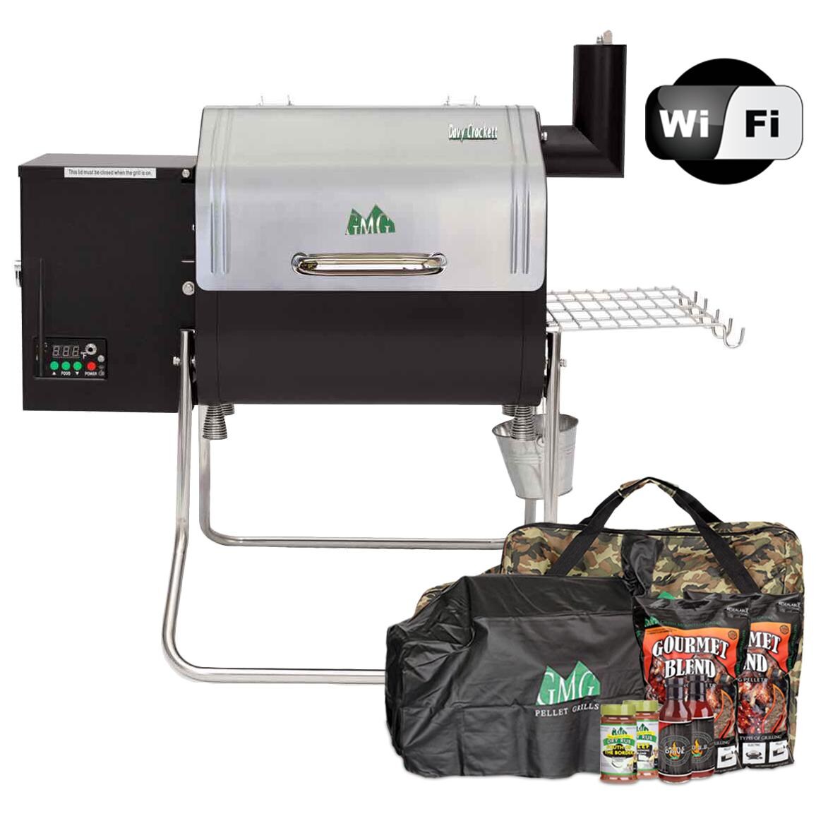Green Mountain Grills Davy Crockett WiFi Controlled Portable Pellet Grill With Bonus Package - DC-GRILL-PACKAGE thumbnail