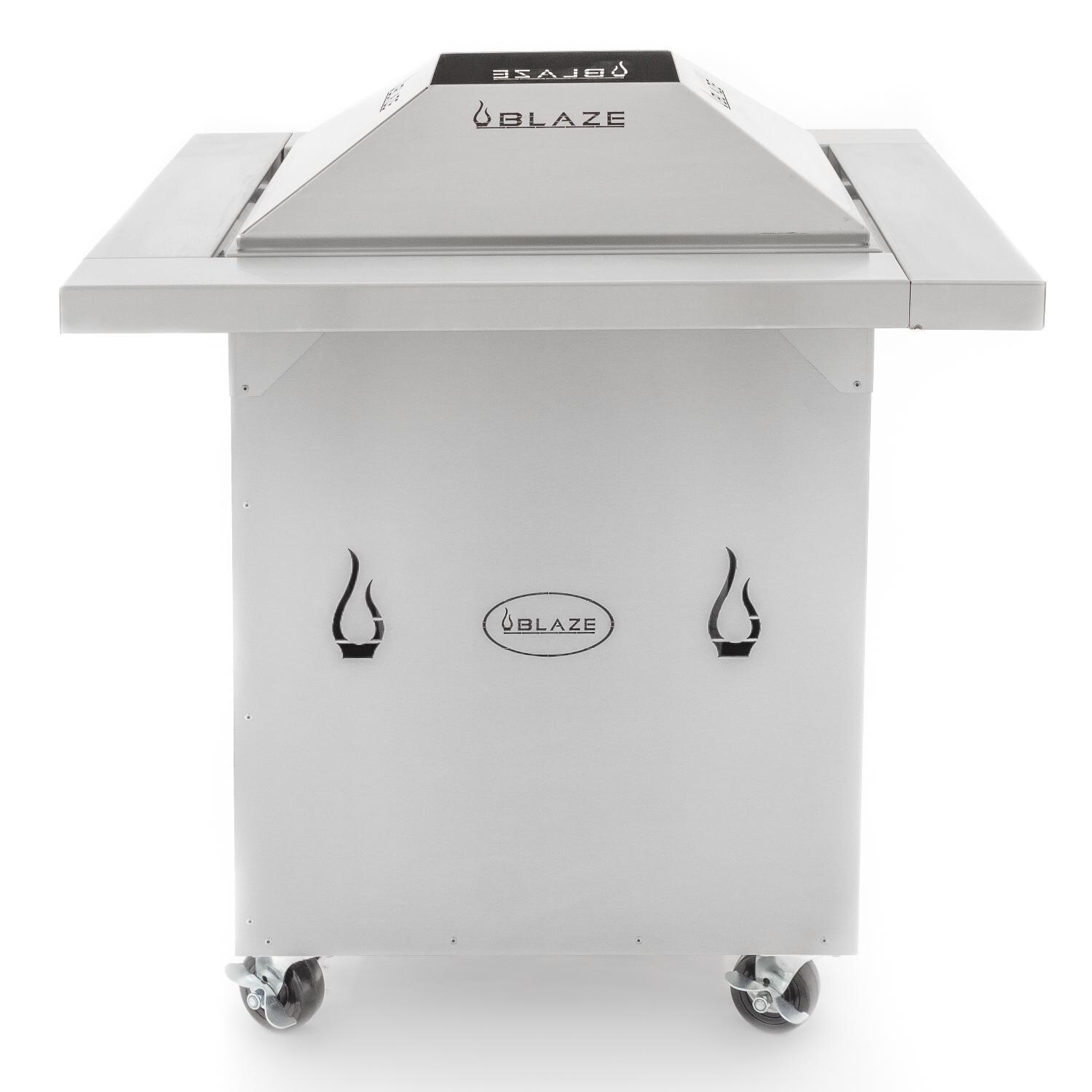 Blaze 29-Inch Square Stainless Steel Pellet Fire Pit thumbnail