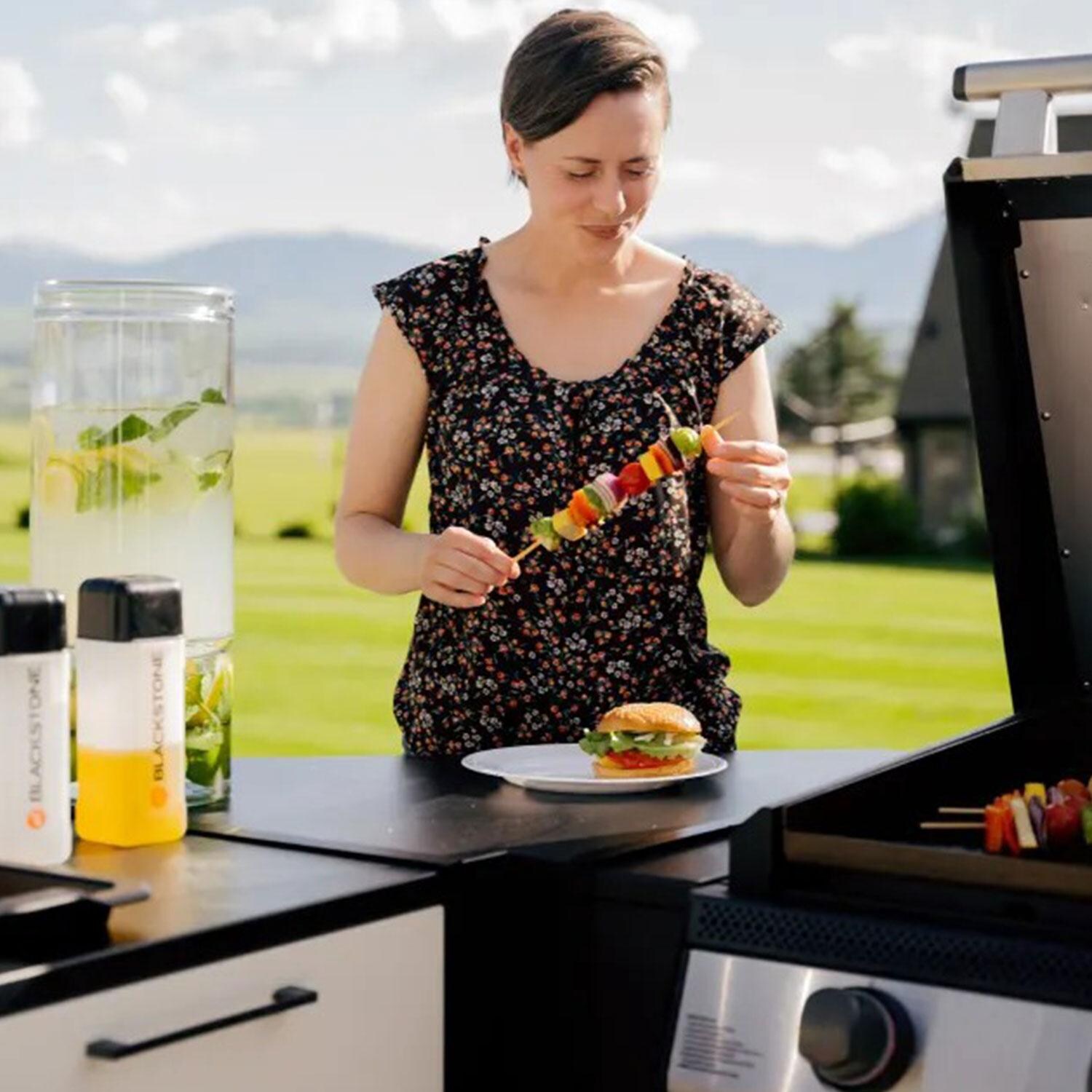 Blackstone 6710 39-Inch Kitchen Corner Module - Food - Lifestyle thumbnail