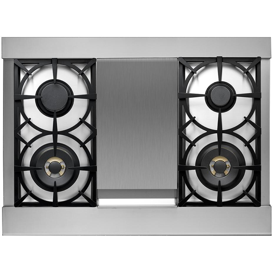 Tecnogas NEXT 36-Inch Cooktop Layout thumbnail