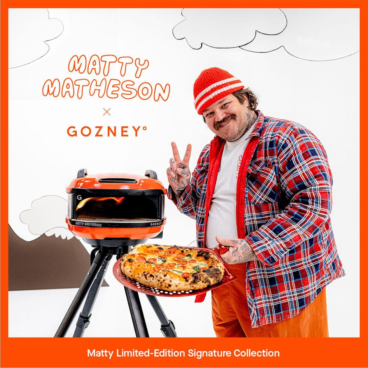 Matty Matheson x Gozney GTPOGUS1225 Limited-Edition Tread Portable Propane Pizza Oven - Orange - Shop the Limited Edition Matty Matheson Collection - Detail thumbnail