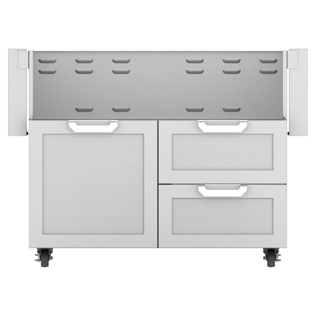 Hestan 42-Inch Double Drawer And Door Tower Cart Only thumbnail