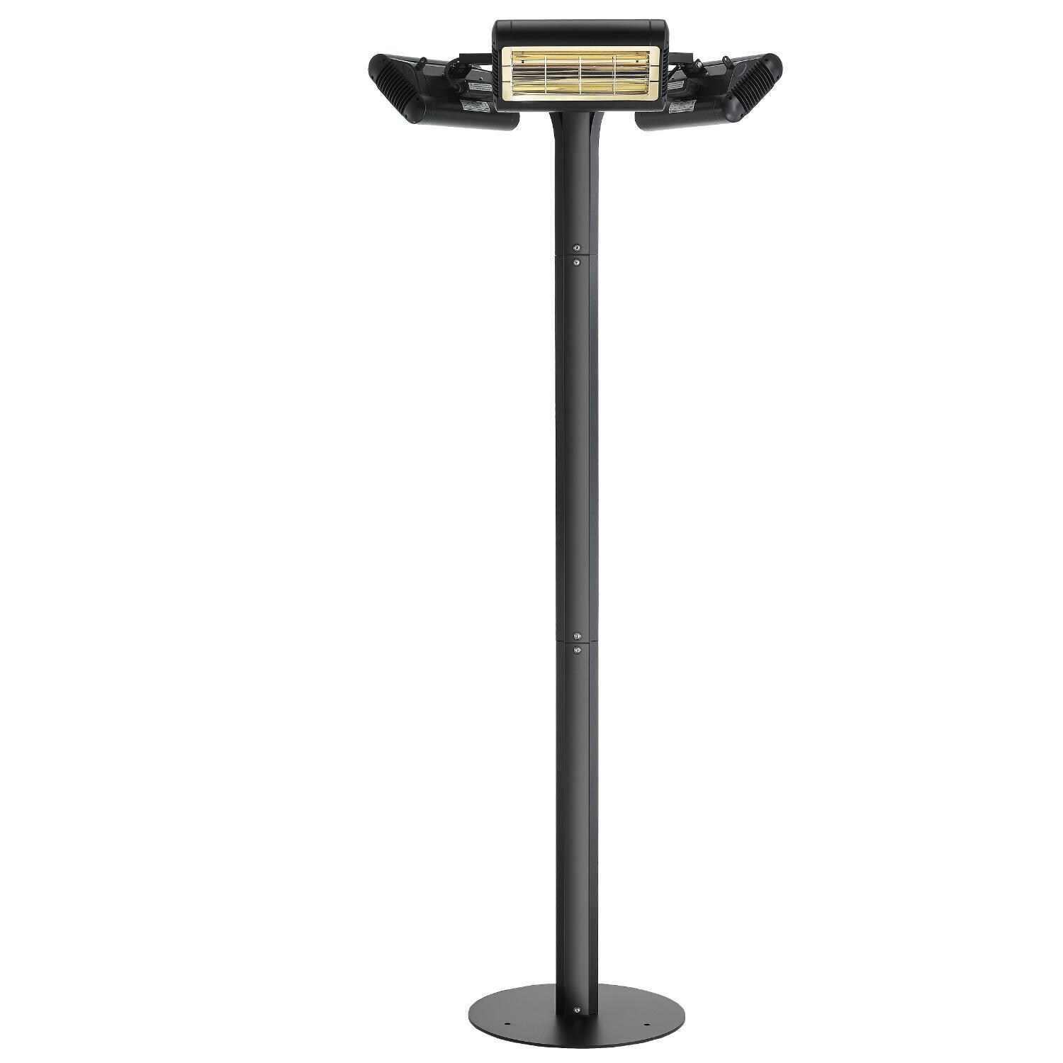 Solaira Malibu Series Electric 40 1/4-Inch Patio Heater - Fixed Location Area Heater - 6000 Watts - 208/240V - Black