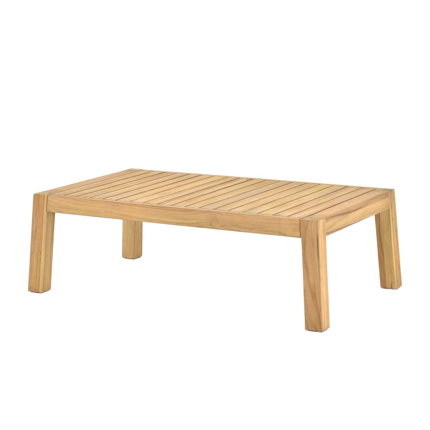 Willow Bay 4 Pc Set Teak Conversation Set By Lakeview Outdoor Designs - Coffee Table - White Background thumbnail