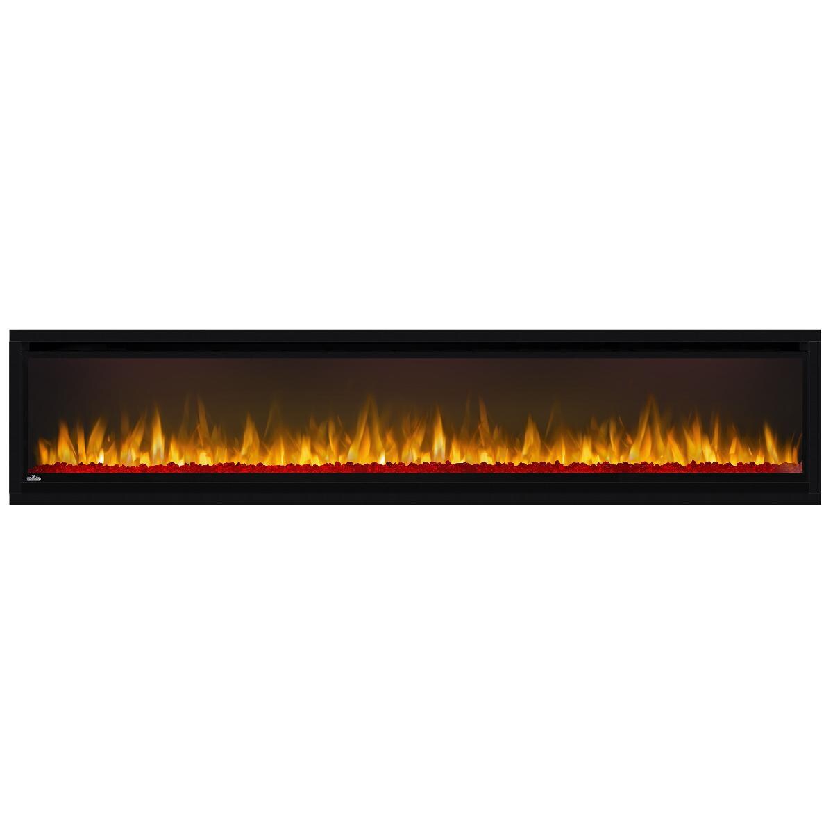 Napoleon NEFL74CHD 74-Inch Alluravision Deep Wall Mount Electric Fireplace - Red Embers - Orange Flames thumbnail