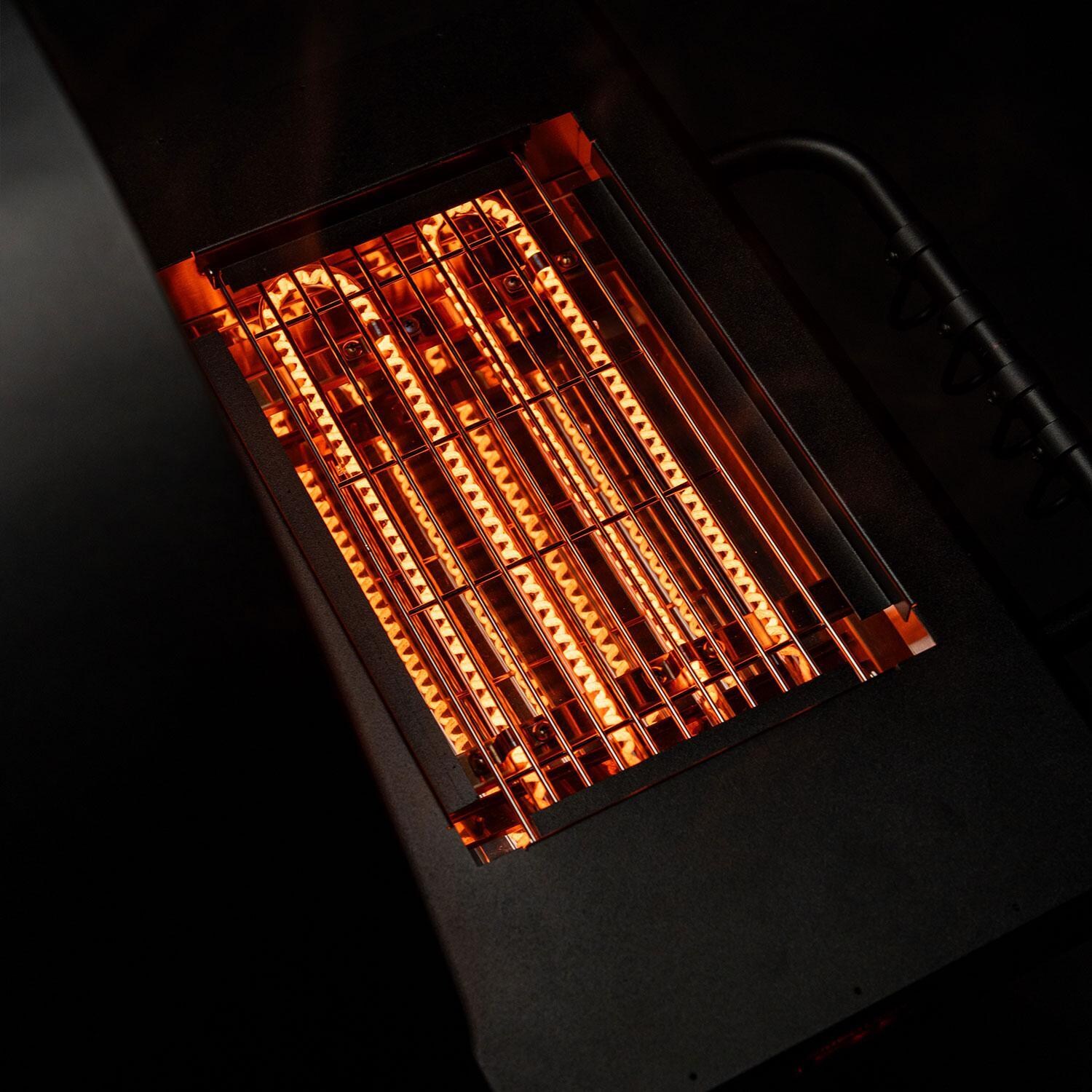 Green Mountain Grills Peak Prime 2.0 WiFi Pellet Grill Bundle w/SideBurn & Cover - Side Burner - Cover Off - Lifestyle thumbnail