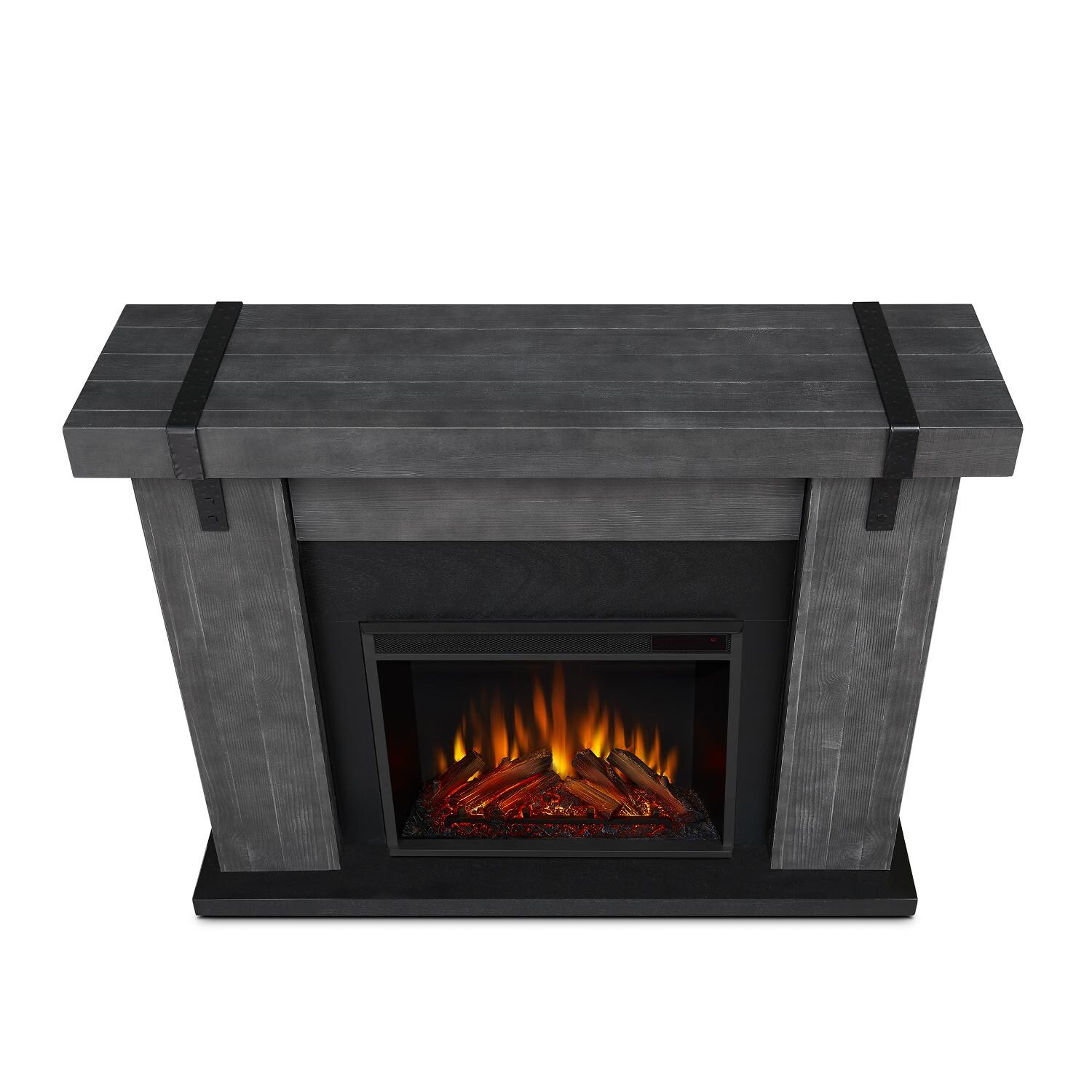 Real Flame - 9220E-GBW - Aspen 49-Inch Electric Fireplace With Mantel - Gray Barnwood - Top View thumbnail