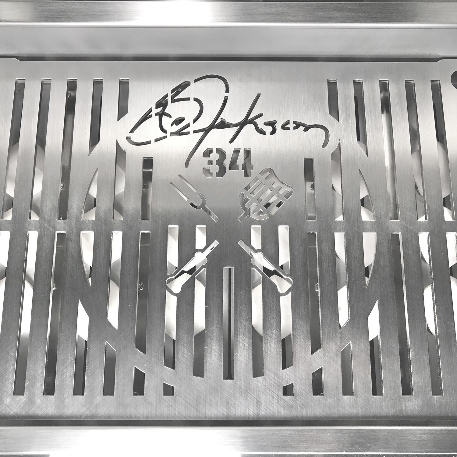 Coyote C1PORTlPBO Portable Gas Grill w/ Bo Jackson Signature Grates - Bo Jackson Signature Cooking Grate thumbnail