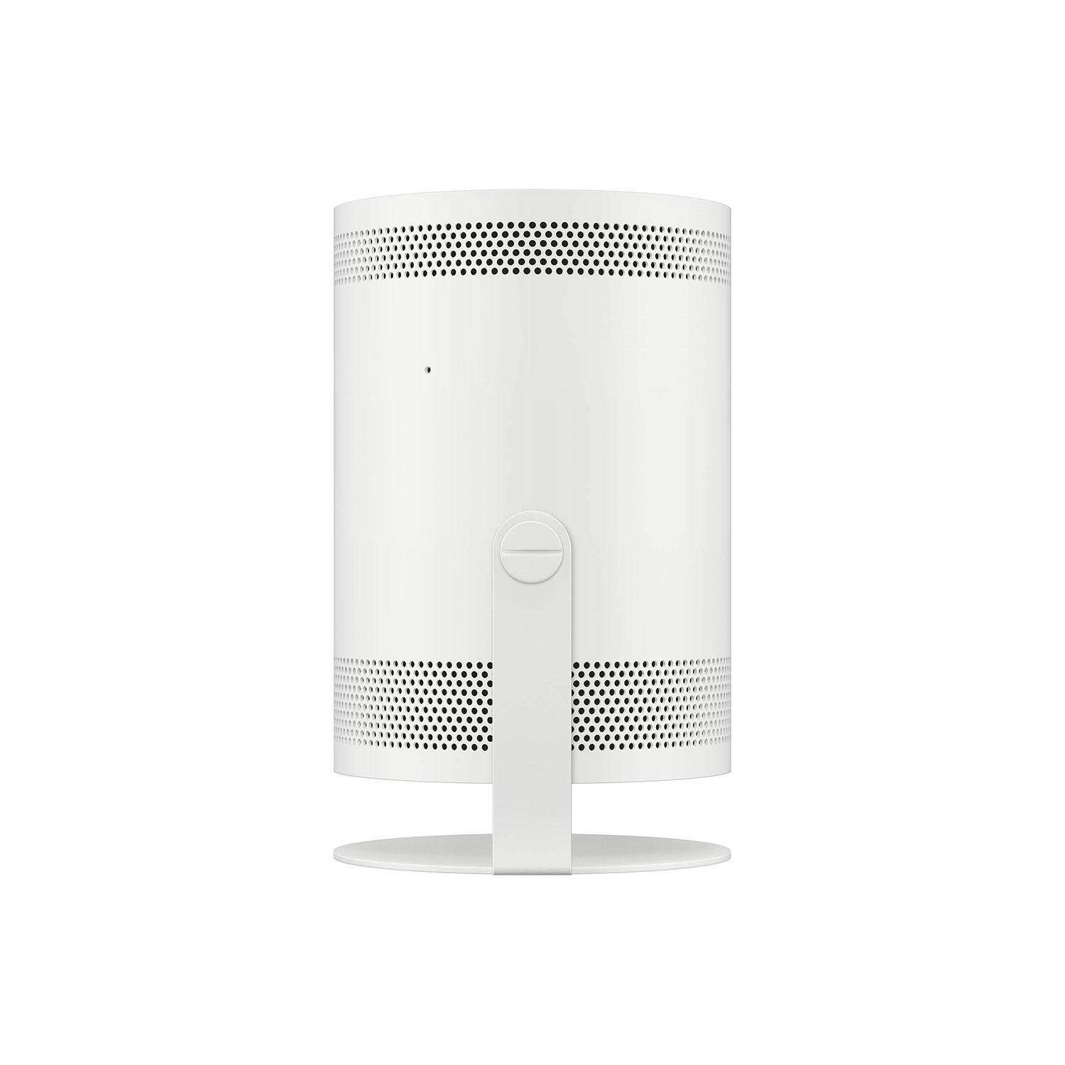 Samsung SP-LFF3CLAXXZA Indoor/Outdoor The Freestyle 2nd Gen Projector w/ Gaming Hub - Rear View - Left Side - White Background thumbnail