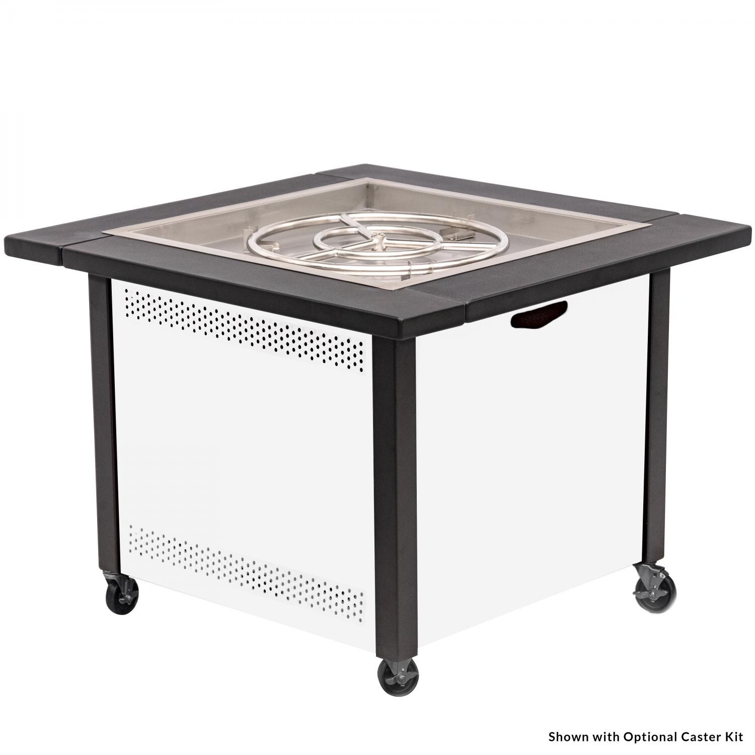 Lakeview Outdoor Designs Challenger 36-Inch  Fire Pit Table - Shown w/ Optional Caster Kit thumbnail