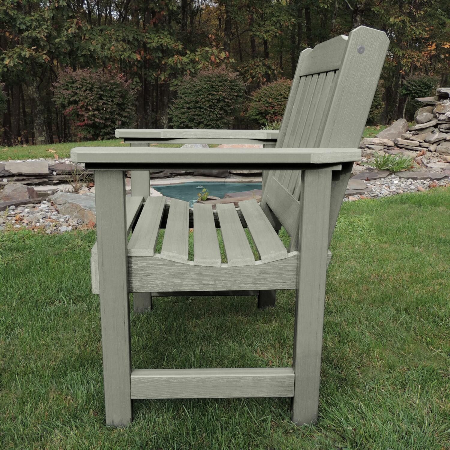 Lakeview Hart Lane Garden Chair - Eucalyptus - Side View thumbnail