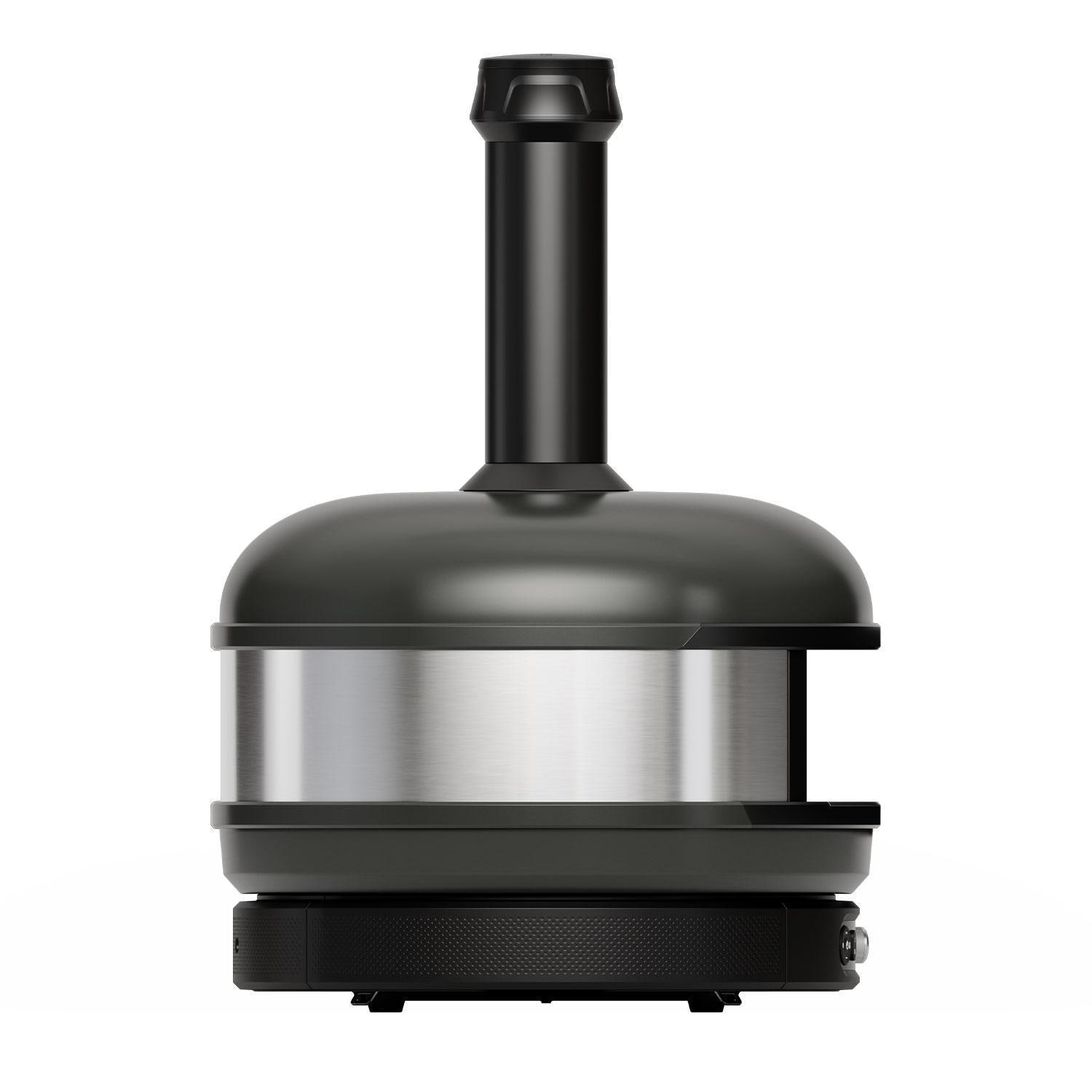 Gozney GMNOBUS1826 Dome XL Gen 2 Natural Gas Pizza Oven - Off Black - Left Side View - White Background thumbnail